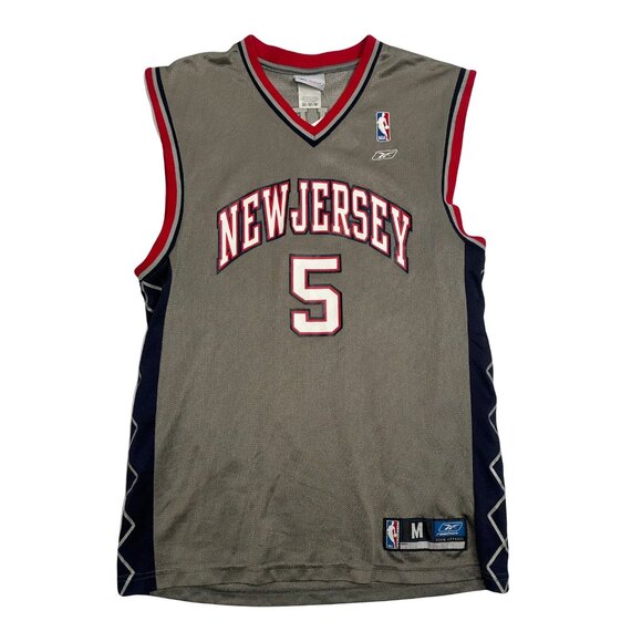 Reebok New Jersey Nets Jason Kidd Basketball Jersey M - Picture 1 of 7